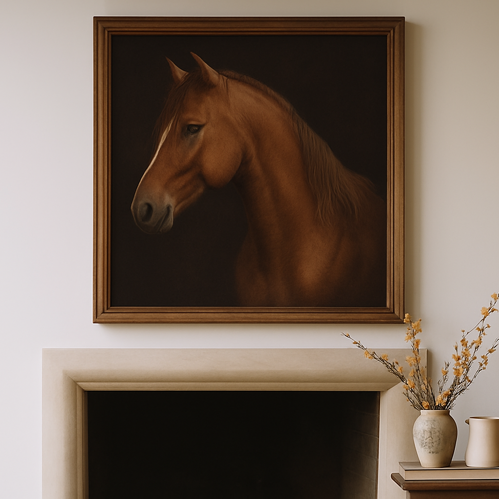 Equine Elegance – Dein Pferd im klassischen Ölgemälde-Stil