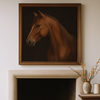 Equine Elegance – Dein Pferd im klassischen Ölgemälde-Stil