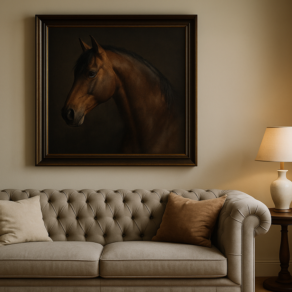 Equine Elegance – Dein Pferd im klassischen Ölgemälde-Stil
